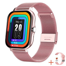 Charger l&#39;image dans la galerie, Montre connectée de Sport GTS 2 P8 plus pour hommes et femmes, entièrement tactile, moniteur de fréquence cardiaque, moniteur d&#39;activité physique, Bluetooth, appel, boîte incluse
