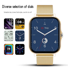 Charger l&#39;image dans la galerie, Montre connectée de Sport GTS 2 P8 plus pour hommes et femmes, entièrement tactile, moniteur de fréquence cardiaque, moniteur d&#39;activité physique, Bluetooth, appel, boîte incluse
